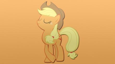 Little pony applejack pony: friendship is magic wallpaper