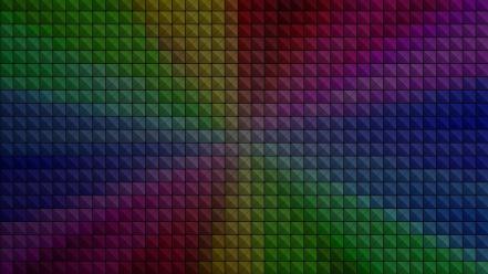 Minimalistic multicolor rainbows pixels squares pixel wallpaper