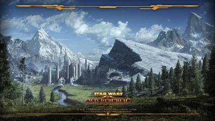 Star wars mountains landscapes wars: the old republic wallpaper