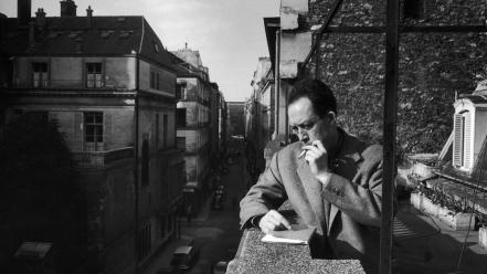 Writers cigarettes albert camus old photography philosophers wallpaper