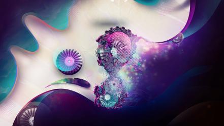 Abstract purple digital art igor wallpaper