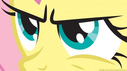 Close-up fluttershy my little pony: friendship is magic wallpaper