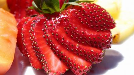 Fruits strawberries wallpaper