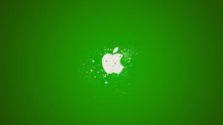 Green mac graffiti iphone apples wallpaper