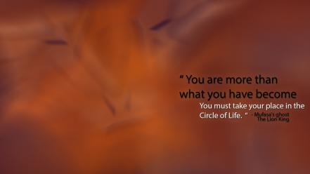 Minimalistic movies quotes the lion king mufasa wallpaper