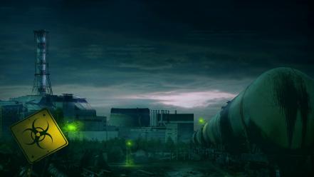 Nuclear chernobyl post apocalyptic wallpaper