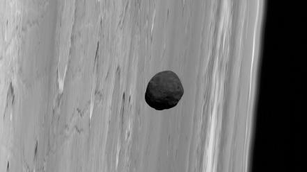Outer space mars moon phobos wallpaper