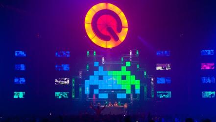 Space invaders hardstyle q-dance wallpaper