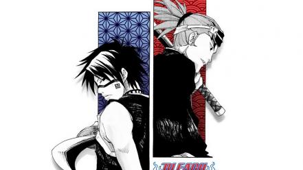 Tattoos bleach hisagi shuuhei abarai renji swords wallpaper