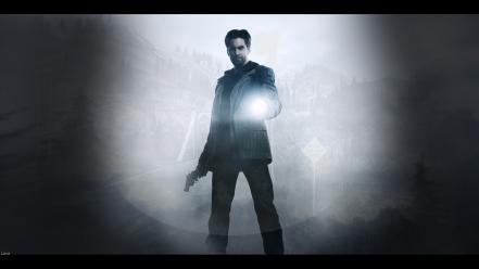 Video games alan wake low-angle shot wallpaper