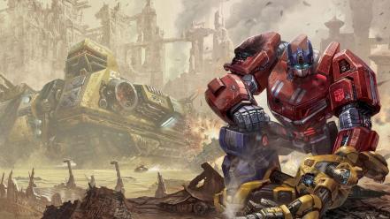 Video games widescreen transformers fall of cybertron wallpaper