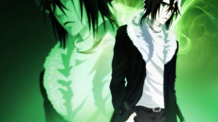 Bleach green eyes espada fur coat ulquiorra cifer wallpaper