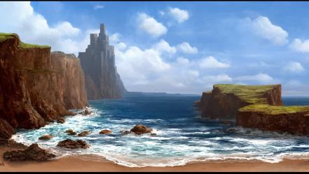 Fantasy art artwork landscape wallpaper