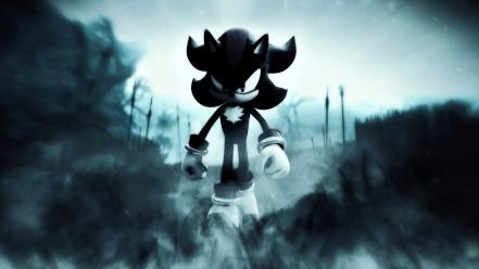 Hedgehog video games assassins dark smoke shadows wallpaper