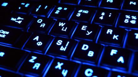 Keyboards glowing computer technology illuminated keys wallpaper