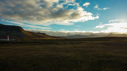 Landscapes autumn (season) iceland grassland wallpaper