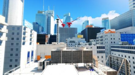 Mirrors edge buildings wallpaper