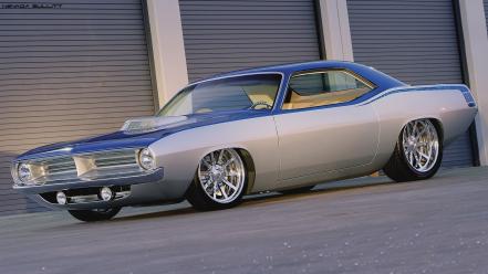 Muscle cars plymouth barracuda widescreen wallpaper