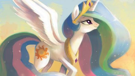My little pony celestia pony: friendship is magic wallpaper