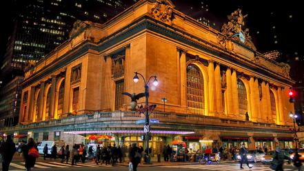 New york city manhattan grand central terminal wallpaper