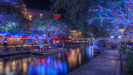 Night christmas texas san antonio wallpaper