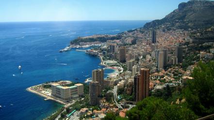 Ocean monaco cities wallpaper