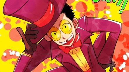 Suit glasses superjail hats the warden wallpaper