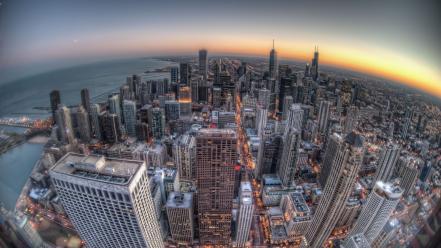 Cityscapes chicago buildings wallpaper