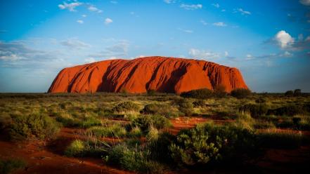 Landscapes nature uluru plateau wallpaper