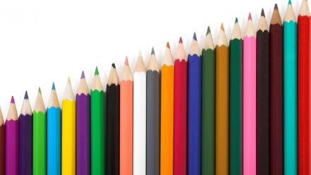 Pencils colors colored wallpaper