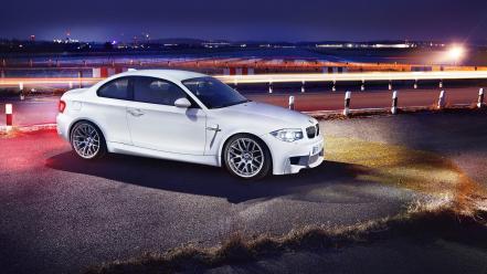 Runway white bmw 1 series m coupe wallpaper