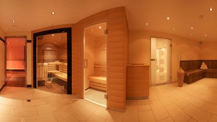 Sauna interior designs wallpaper