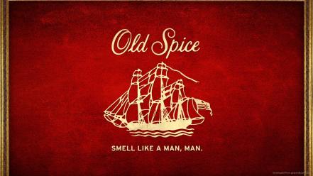 Text old spice advertisement cologne red background wallpaper