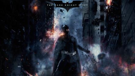 Batman movies film the dark knight rises cities wallpaper
