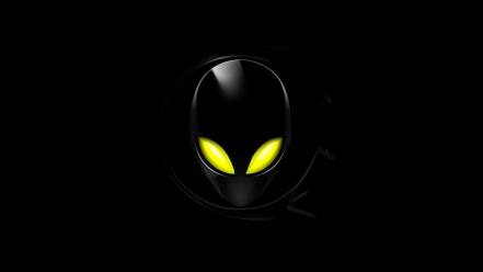 Black design alienware wallpaper