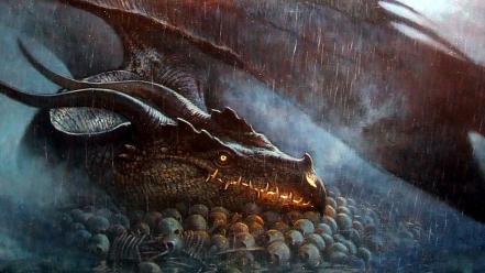 Dragons rain wallpaper