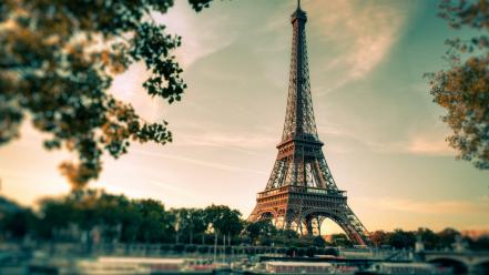 Eiffel tower cityscapes french view wallpaper