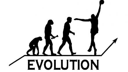 Evolution basketball player wallpaper