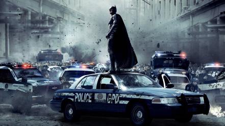 Police film the dark knight rises cities wallpaper