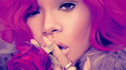 Rihanna faces wallpaper