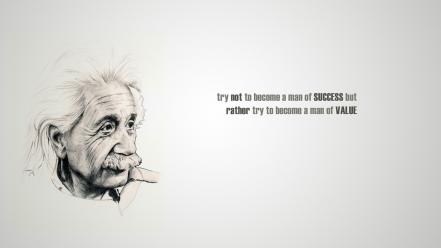 Scientists wise life simple wisdom famous quote wallpaper