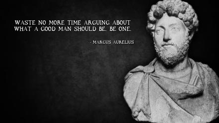 Black and white text quotes history marcus inspirational wallpaper