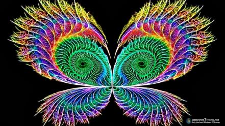 Butterfly effect colors wallpaper