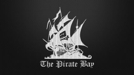 Pirate ship the bay simple background wallpaper