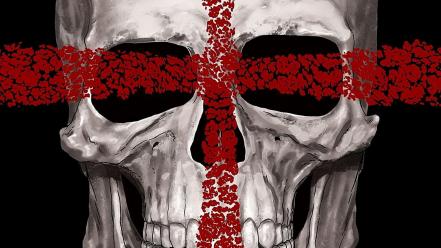 Skulls comics crossed wallpaper