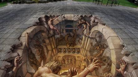 Street art 3d wallpaper