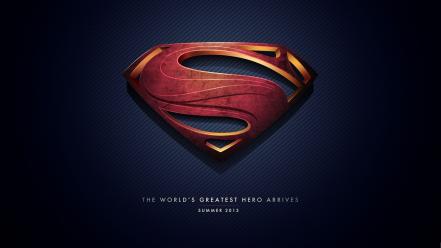Superman hollywood logo man of steel (movie) wallpaper