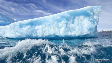 Water ice giant icebergs wallpaper