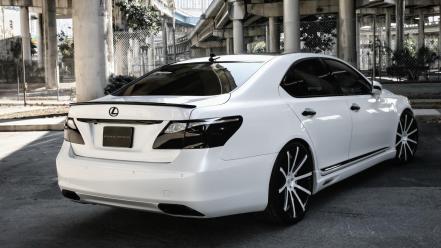 White lexus tuning luxury exotic wallpaper