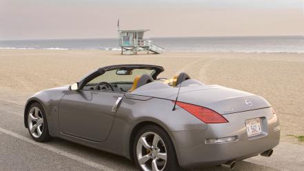 350Z Roadster Beach wallpaper